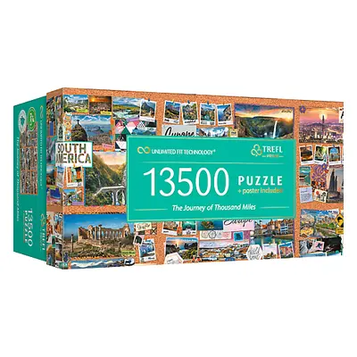 Trefl Puzzle 13500 UFT - Cesta tisíce mil