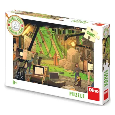 Puzzle Najdi 10 předmětů - film 300 xl dílků