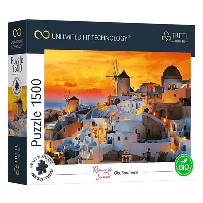 Trefl Prime puzzle 1500 UFT - Romantický západ slunce: Oia, Santorini