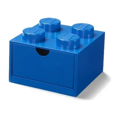 LEGO® stolní box 4 se zásuvkou - modrá