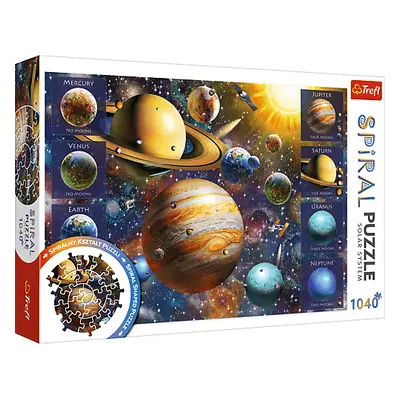 Trefl Spiral Puzzle 1040 - Sluneční soustava