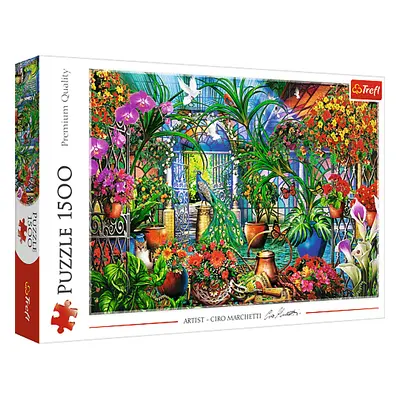 Trefl Puzzle 1500 - Tajemná zahrada