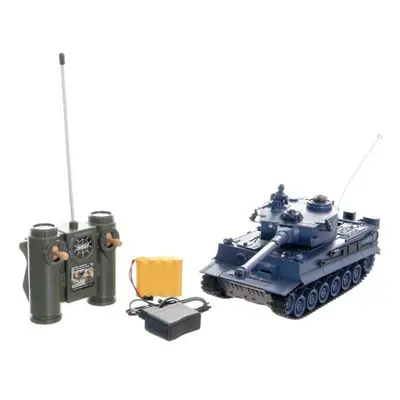 Tank RC plast 33cm TIGER I na baterie + dobíjecí pack 40MHz se zvukem a světlem