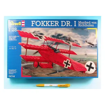 Plastic modelky letadlo 04744 - Fokker Dr.I 'Richthofen' (1:28)