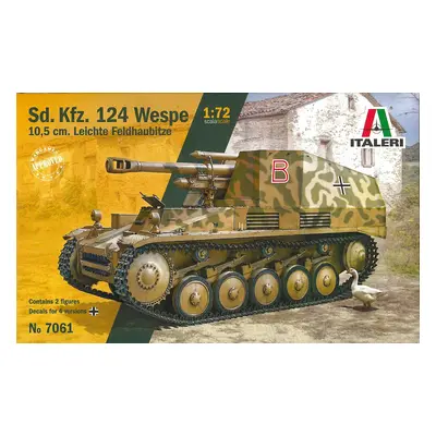 Model Kit military 7061 - Sd.Kfz.124 Wespe 10.5 cm. Leichte Feldhaubitze (1:72)