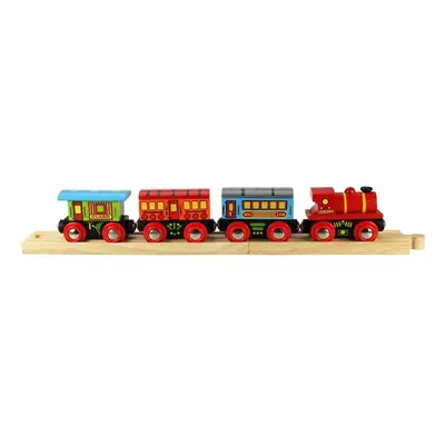 Bigjigs Rail Osobní vlak + 2 koleje