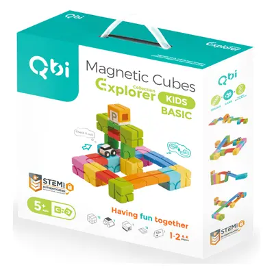 QBI Explorer Kids Basic Pack magnetická stavebnice 27