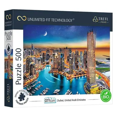 Trefl Prime puzzle 500 UFT - Panorama města: Dubaj, Spojené Arabské Emiráty