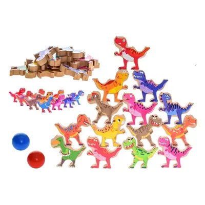 Big Tree dinosaur jenga/puzzle 16ks dinosaurů 8cm