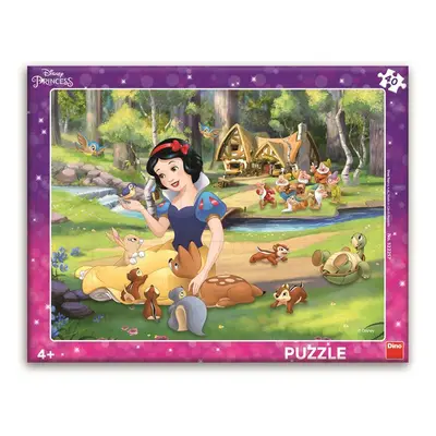 Dino SNEHULENKA A JEJÍ ZVÍŘÁTKA 40 deskové Puzzle