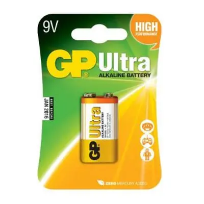 GP ULTRA alkalická baterie 6L22 9V (1ks)