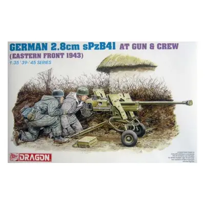 Model Kit figurky 6056 - GER.2.8cm SPZB41 AT GUN w/CREW (1:35)