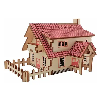 Woodcraft Dřevěné 3D puzzle Ranč