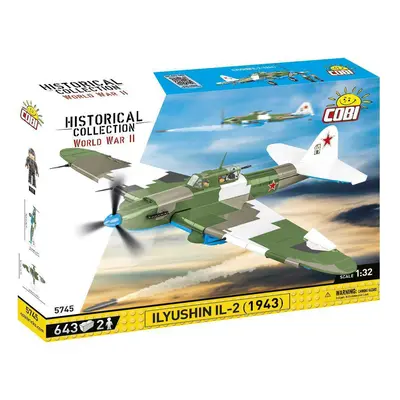 Cobi 5745 II WW Iljušin Il-2 Šturmovik, 1:32, 636 k, 2 f