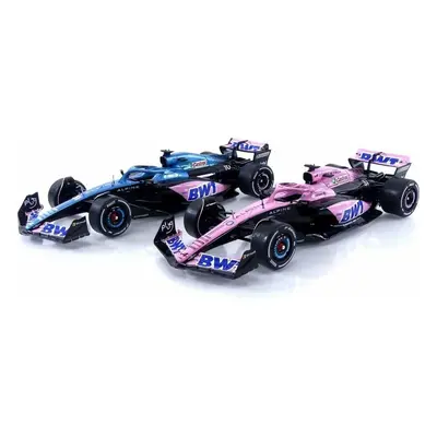 SET 2X F1 A523 TEAM BWT ALPINE PRESS LAUNCH LIVERY N 10 PIERRE GASLY - N 31 ESTEBAN OCON 2