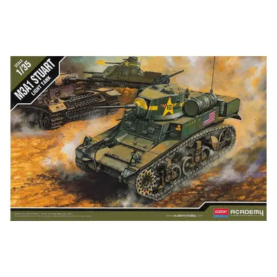 Model Kit tank 13269 - US M3A1 STUART LIGHT TANK (1:35)