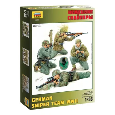 Model Kit figurky 3595 - German Sniper Team (1:35)