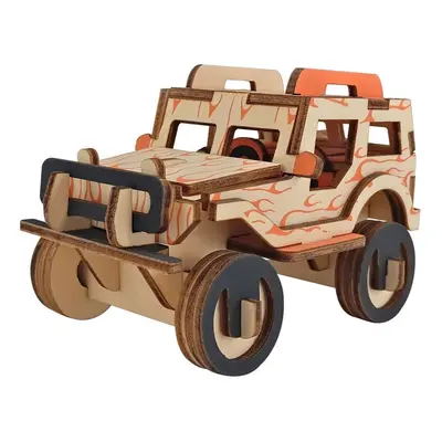 Woodcraft Dřevěné 3D puzzle Jeep