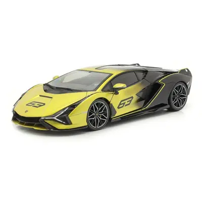 Bburago 1:18 TOP Lamborghini Sian FKP 37 yelow