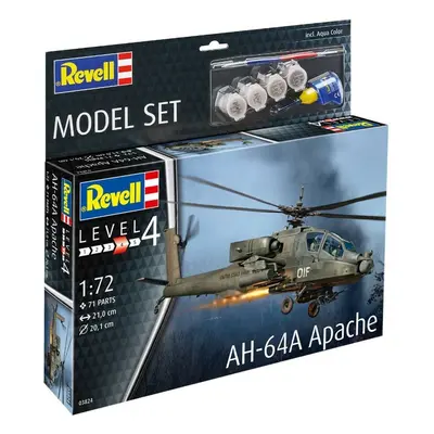 ModelSet vrtulník 63824 - AH-64A Apache (1:72)