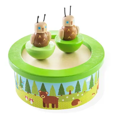 Bigjigs Toys Dřevěná hrací skříňka woodland