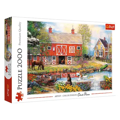 Trefl Puzzle 2000 - Život na venkově