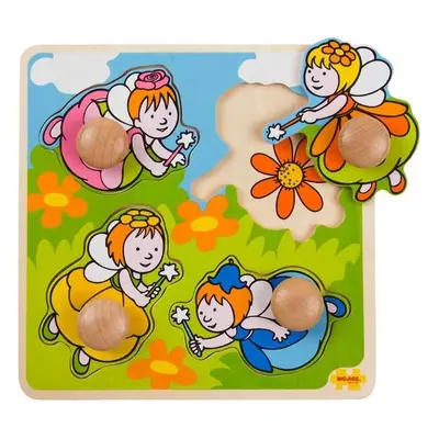 Bigjigs Toys Vkládací puzzle víly