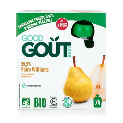 4x GOOD GOUT BIO Hruška 85 g