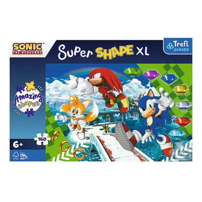 Trefl Puzzle 160 XL Super Shape - Šťastný Sonic / SEGA Sonic The Hedgehog FSC Mix 70%