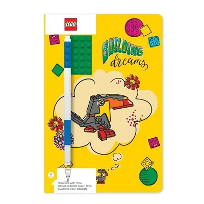 LEGO® Stationery Zápisník A5 s modrým perem - Building Dreams