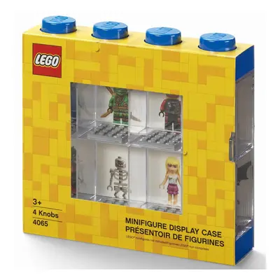 LEGO® sběratelská skříňka na 8 minifigurek - modrá