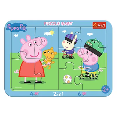 Trefl Baby puzzle s rámečkem - Peppa Pig