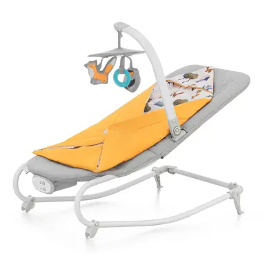 KINDERKRAFT Houpátko vibrující s melodií Felio 2 Forest Yellow 0m+, do 9 kg