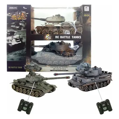 1:28 RC TANK T34 vs TIGER (sada 2ks)