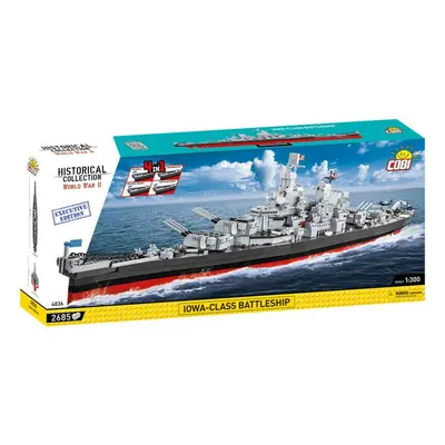 Cobi II WW IOWA-class battleship 4 v 1, 1:300, 2685 k EXECUTIVE