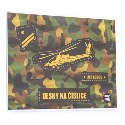 Desky na číslice Helikoptéra