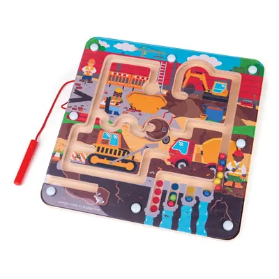 Bigjigs Toys Magnetické bludiště Staveniště