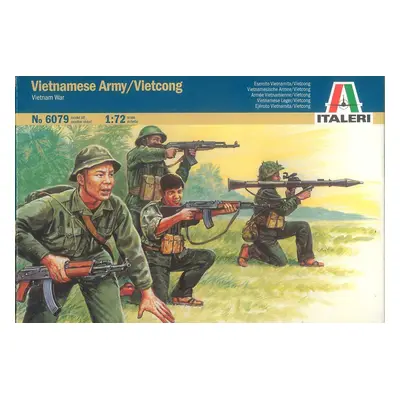 Model Kit figurky 6079 - VIETNAM WAR - Vietnamese ARMY / VIETCONG (1:72)