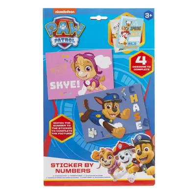 Paw Patrol sada nálepek lepení podle čísel