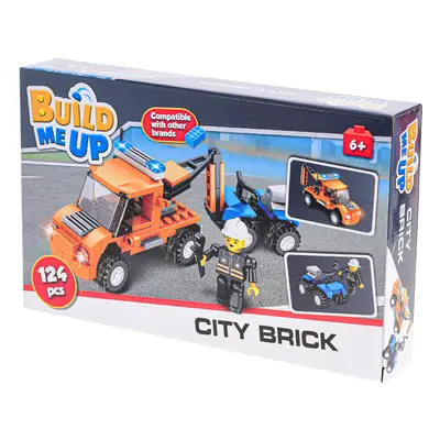 BuildMeUP stavebnice - City brick 124ks