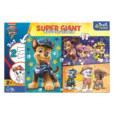 Trefl Puzzle 15 GIANT- Paw Patrol : THE MOVIE