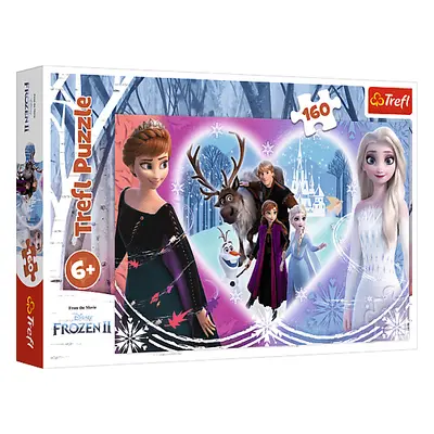 Trefl Puzzle 160 dílků - Šťastné chvíle / Disney Frozen 2