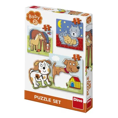 Dino zvířátka 3-5 baby Puzzle set