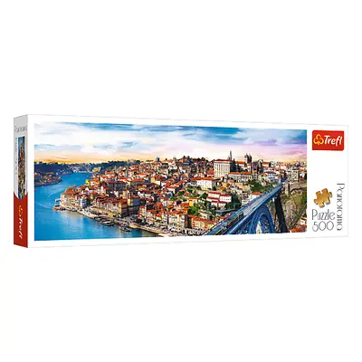 Trefl Panoramatické puzzle 500 - Porto, Portugalsko