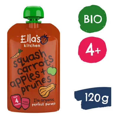 Ella's Kitchen BIO Dýně, mrkev, jablko a švestka (120 g)