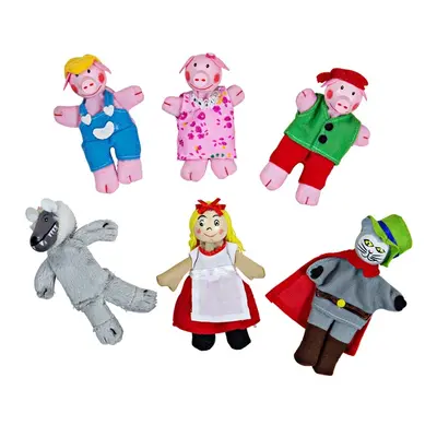 Bigjigs Toys Prstové maňásci pohádkové postavičky