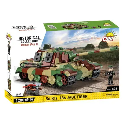 Cobi II WW Sd. Kfz. 186 Jagtiger, 1:28, 1279 k, 1 f