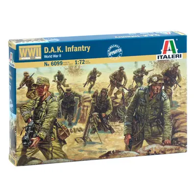 Model Kit figurky 6099 - WWII - DAK Infantry (1:72)