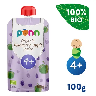 SALVEST Ponn BIO Jablko s borůvkami (100 g)