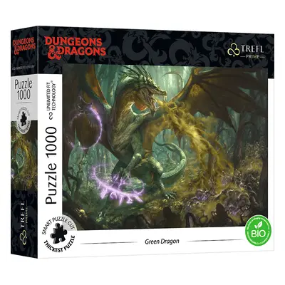 Trefl Prime puzzle 1000 UFT - Hon na zeleného draka / Hasbro Dungeons & Dragons